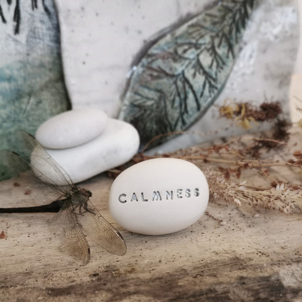 CALMNESS - Inspiration stones, spiritual motivation stone