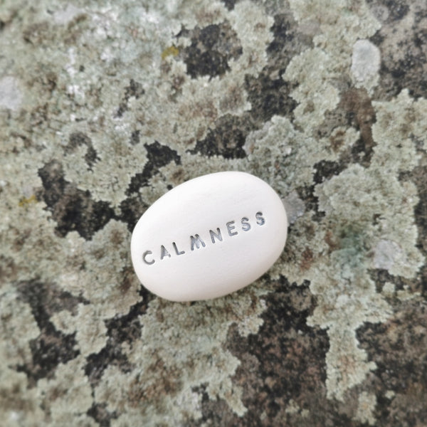 CALMNESS - Inspiration stones, spiritual motivation stone