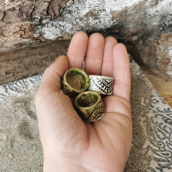 Vaso in ceramica in miniatura, accessori per casa delle bambole