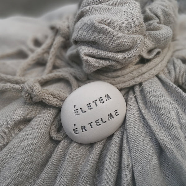 ÉLETEM ÉRTELME - Message on handmade ceramics