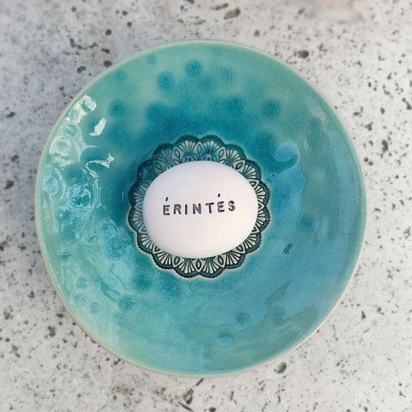 ÉRINTÉS - Magic words on ceramic pebbles