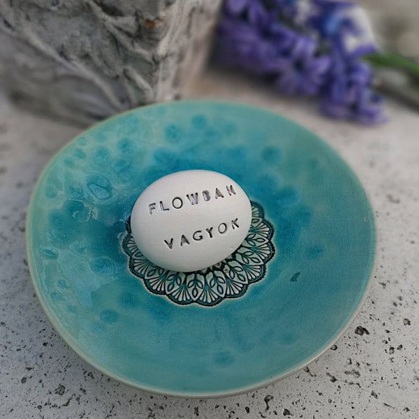 FLOWBAN VAGYOK - Regalo motivazionale, piccolo regalo in ceramica