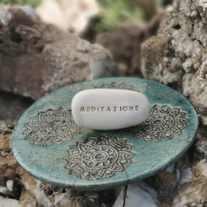 MEDITAZIONE - Inspirational magic pebble