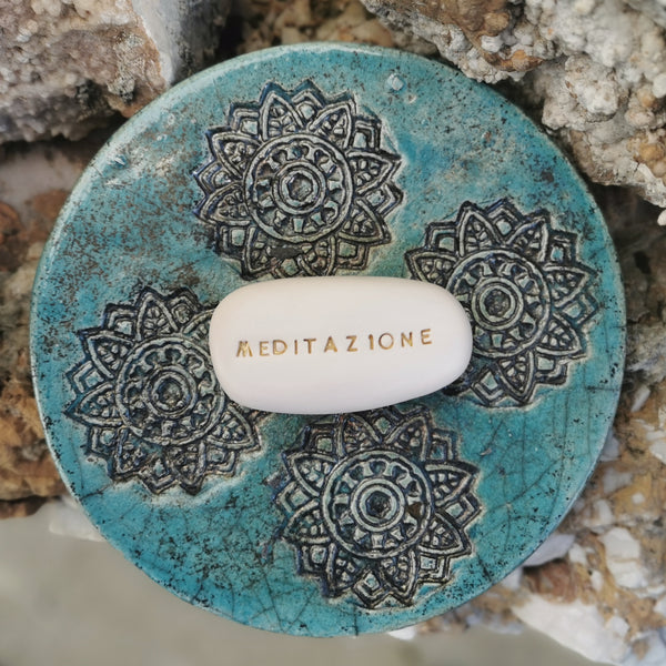 MEDITAZIONE - Inspirational magic pebble