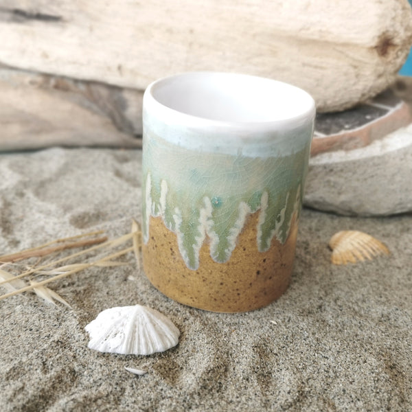 "Sandy Beach" Coffee mug - Limited edition, "CoupleCup" / 2 pieces