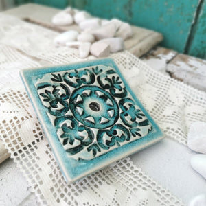 Unique ceramic SOAP DISH, romantic and rustic style