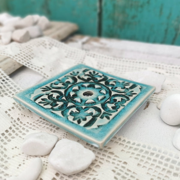 Unique ceramic SOAP DISH, romantic and rustic style