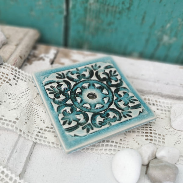 Unique ceramic SOAP DISH, romantic and rustic style