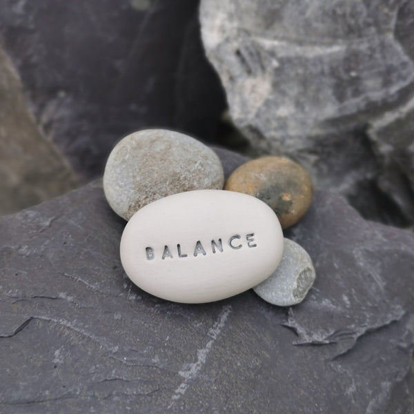 BALANCE - Spirituális feliratos üzenetkavics