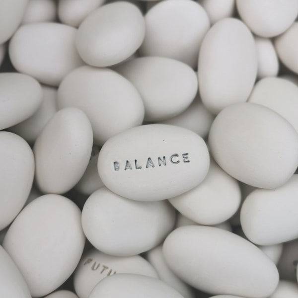 BALANCE - Spirituális feliratos üzenetkavics